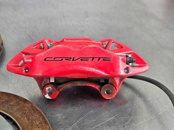 2014-19 C7 Corvette Front and Rear Factory Brake Caliper / Rotor Set, 52k Miles1