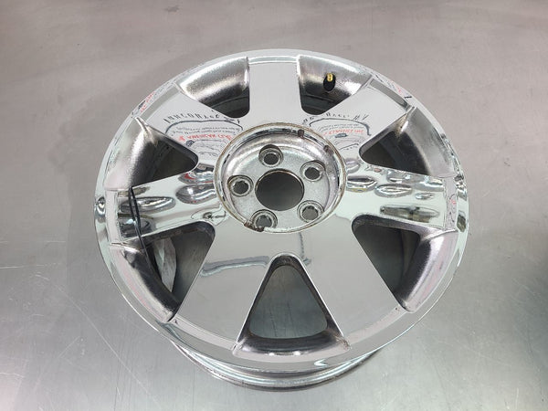 2002-03 Ford Thunderbird Aluminum Chrome 7 Spoke Wheel, Factory, 17x7.5 - OEM1