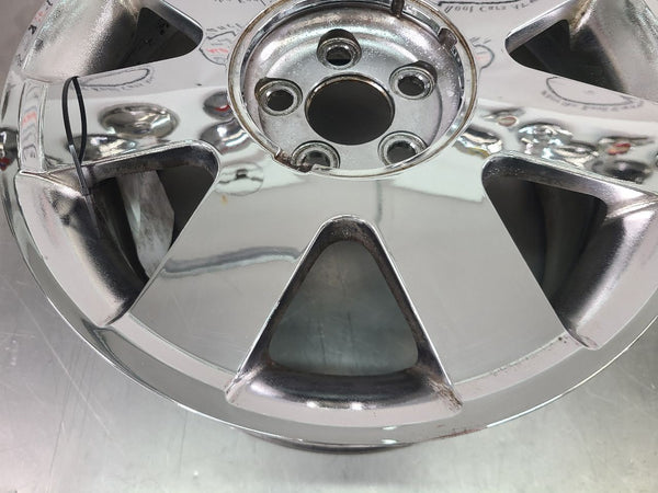 2002-03 Ford Thunderbird Aluminum Chrome 7 Spoke Wheel, Factory, 17x7.5 - OEM6