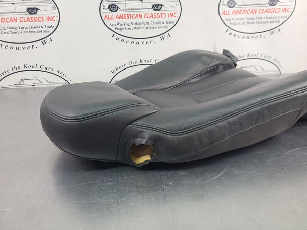 2004-05 Cadillac XLR Upper Seat Covers w/ Cushions, Black, Left Driver Side6
