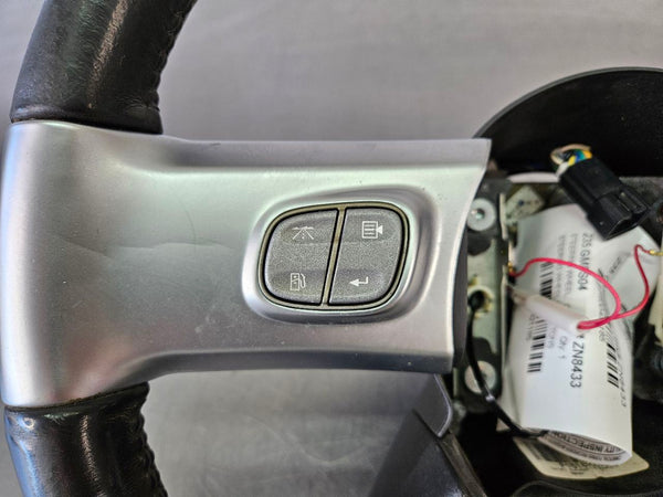 2003-06 Chevy SSR Steering Wheel Assembly w/ Control Buttons, Silver Satin - OEM8