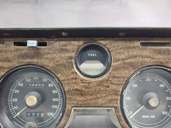 1967-68 Cougar XR-7 Instrument Cluster Tachometer Speedo Assembly, Woodgrain5