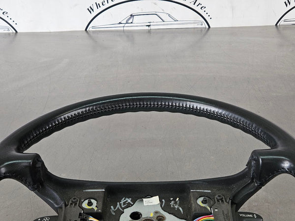1996-2002 Cadillac Eldorado Steering Wheel w/ Control Buttons, Black, Nice!6