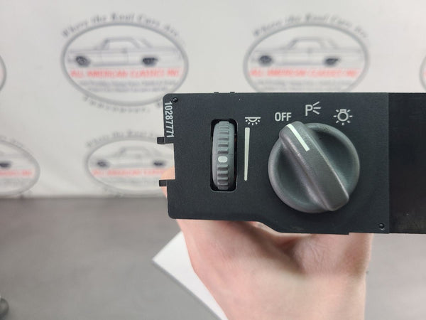 2002 Pontiac Firebird Front Headlight Lamp Dimmer Control Switch Assembly - OEM1