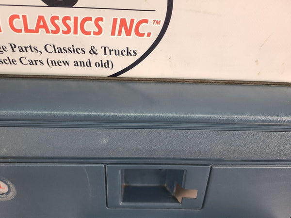 1981-91 Chevy Suburban, Crew Cab Truck, Door Trim Panel, Right Side Rear, Blue2