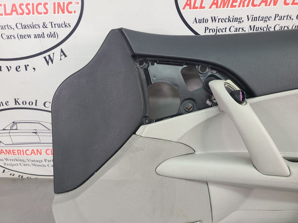 2005-13 C6 Corvette Front Door Panel Pair, Bose Premium, RH/LH, Black/Gray - OEM4