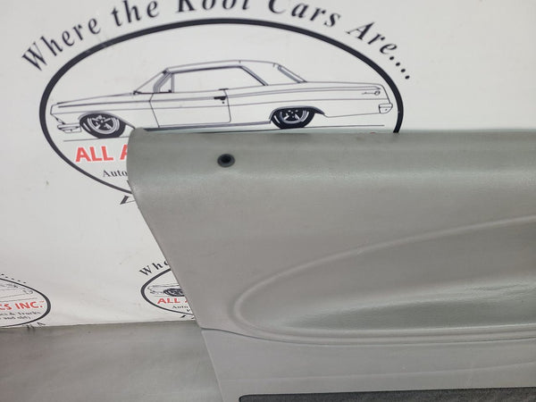 1994-2004 Mustang Power Door Trim Panel Pair, Bare, Gray, LH / RH - OEM1