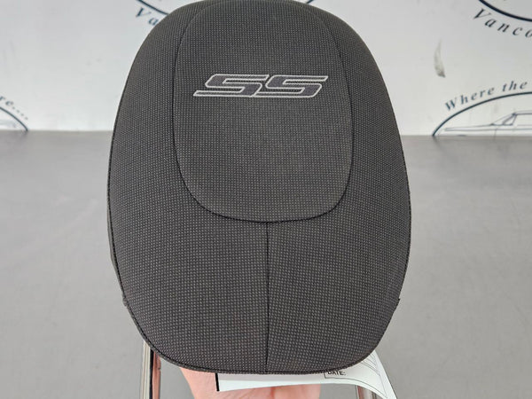 2011-15 Camaro SS Front Seat Headrest Head Rest, Cloth, 'SS' - OEM2