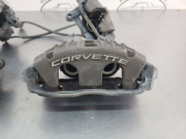 1997-04 C5 Corvette Base Brake Caliper Complete Set w/ Brackets - OEM2
