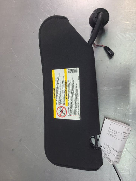 2005-13 C6 Corvette Right Passenger Side Sun Visor Assembly, Black, RH - OEM6