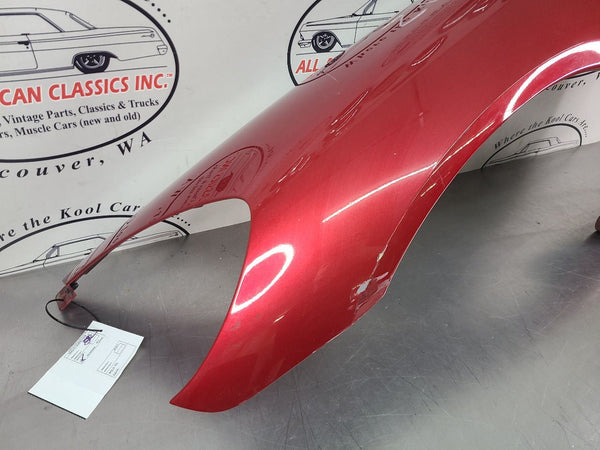 2005-13 C6 Corvette Left Driver Side Front Fender Panel, Magnetic Red, LH - OEM3
