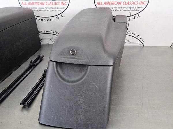 2003-06 Chevy SSR Rear Trunk Stowage Bins Box Pair, w/ Lids, Rails - OEM7