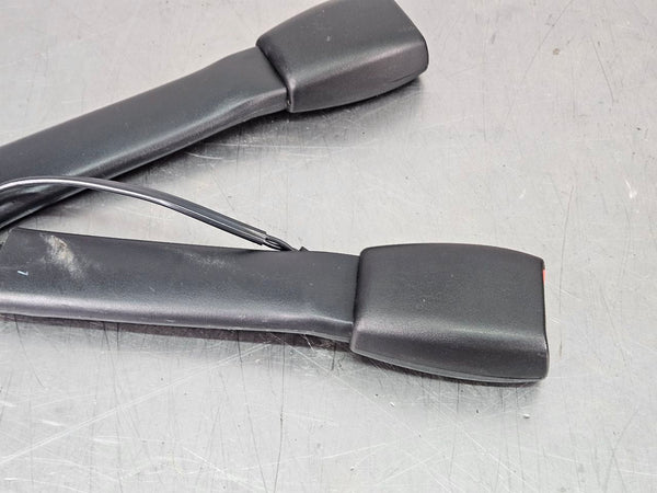 2000-04 C5 Corvette Seat Belt Buckle Pair, Black, LH / RH - OEM2