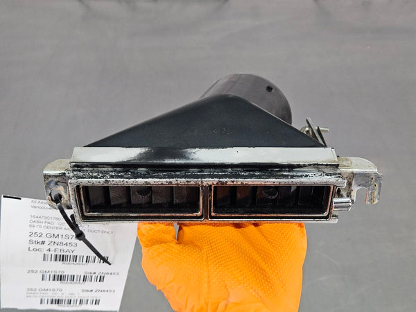 1969-70 Impala Caprice Air Conditioning A/C Center Duct Vent Assembly - OEM1