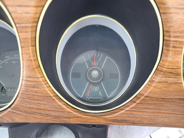 1969-70 Mustang Mach 1 Instrument Cluster w/ Bezel, FOR PARTS / REPAIR - OEM13