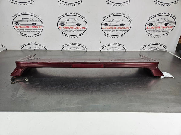 1987-93 Mustang GT Fox Body Hatchback Rear Spoiler Wing w/ Brake Light - OEM0