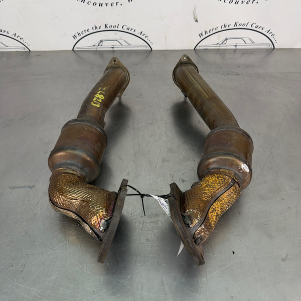 C6 Z06 Corvette LS7 Factory Exhaust Down Pipes / Catalytic Converters, LH / RH