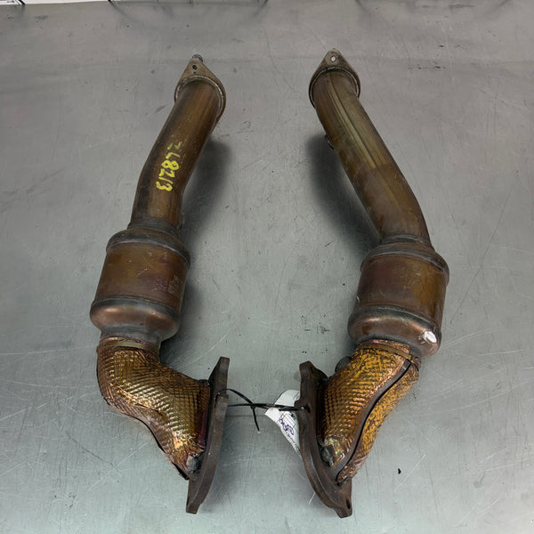 C6 Z06 Corvette LS7 Factory Exhaust Down Pipes / Catalytic Converters, LH / RH