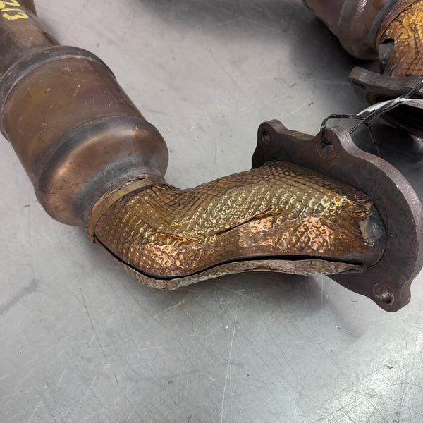 C6 Z06 Corvette LS7 Factory Exhaust Down Pipes / Catalytic Converters, LH / RH