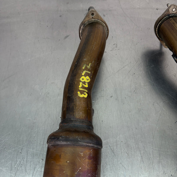 C6 Z06 Corvette LS7 Factory Exhaust Down Pipes / Catalytic Converters, LH / RH