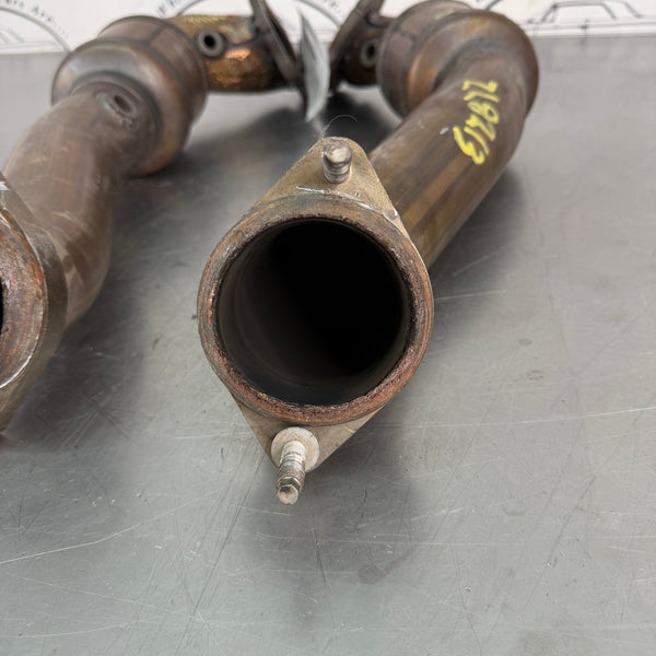 C6 Z06 Corvette LS7 Factory Exhaust Down Pipes / Catalytic Converters, LH / RH