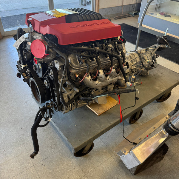 2013 Camaro ZL1 Supercharged LSA 6.2L / 6-Speed TR6060 Engine / Trans Package, Stock #ZM8336