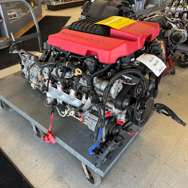 2013 Camaro ZL1 Supercharged LSA 6.2L / 6-Speed TR6060 Engine / Trans Package, Stock #ZM8336