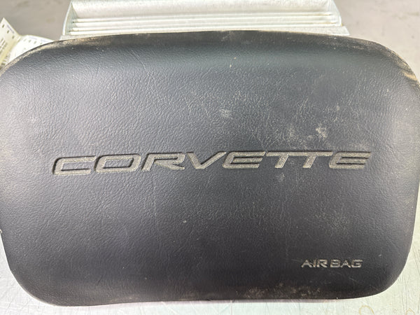 2001 C5 Corvette RH Passengers Side Airbag Assembly w/ Cover - Undeployed, Black - OEM