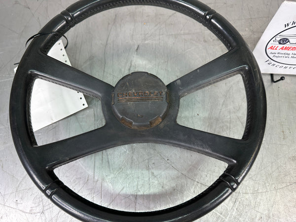 1990 Chevy Suburban 4 Spoke "Chevrolet" Steering Wheel Assembly - OEM
