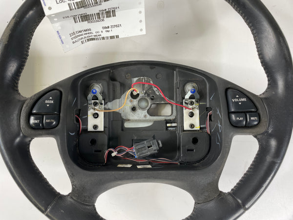 2000 Chevy Camaro Black Leather Steering Wheel Assembly - OEM