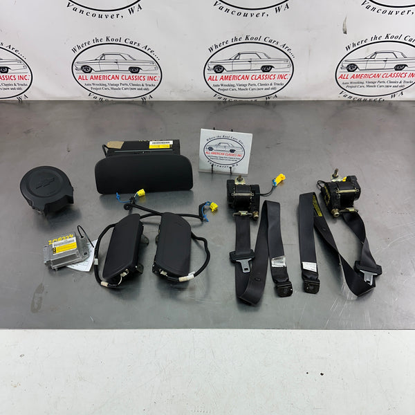 2004-06 Chevy SSR Safety Restraint System (SRS) Kit, Airbags, Control Module, Seat Belt Retractors - OEM