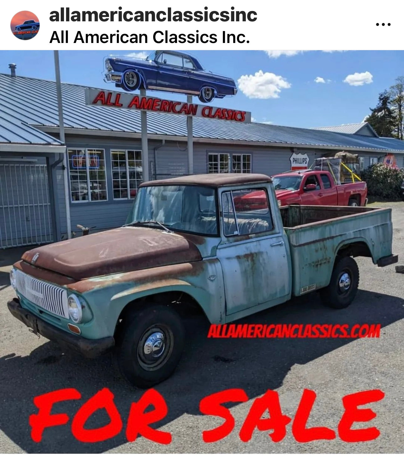1965 International Pickup Short Box, Stock #23314A