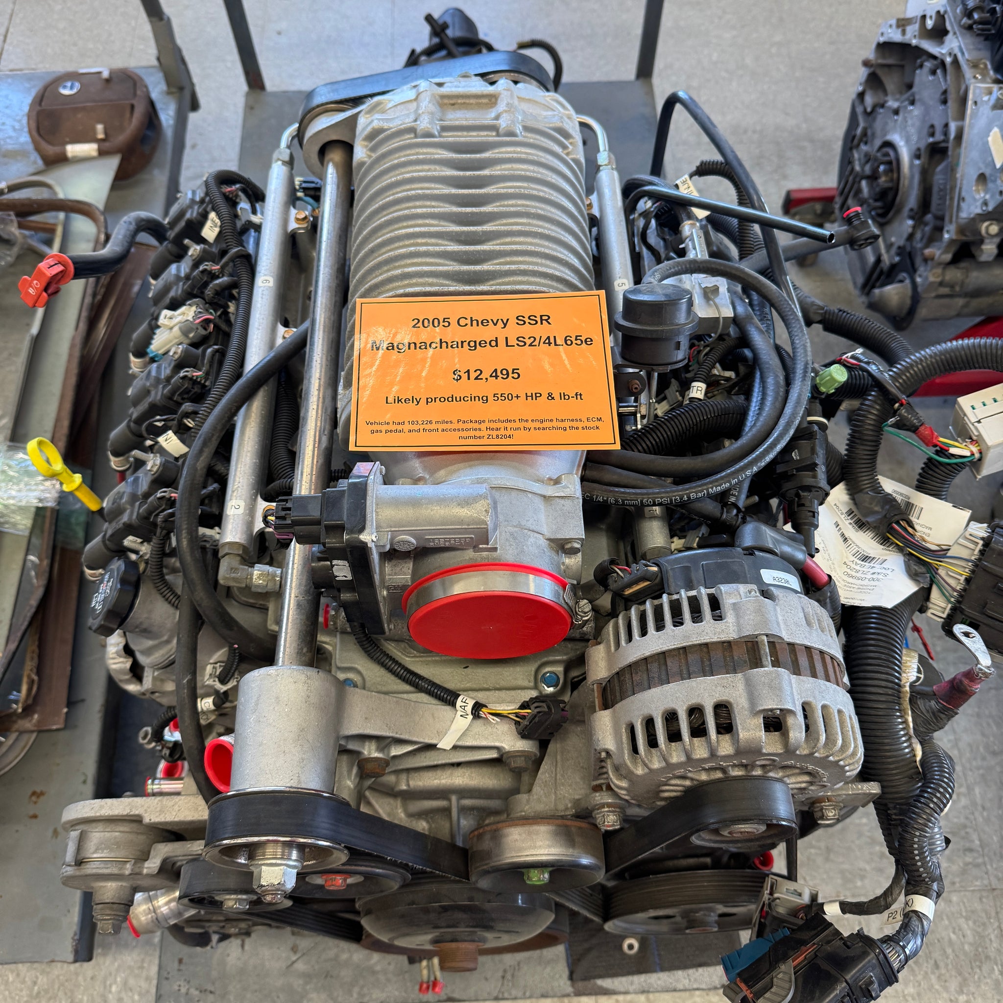2005 Chevrolet SSR Magnacharged LS2/4l65e Package, Stock #ZL8204