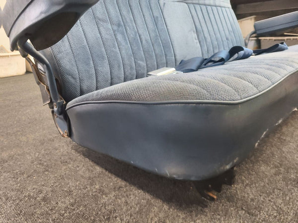 1981-91 Chevy GMC Suburban 3rd Row Bench Seat Assembly, Blue - OEM GM6