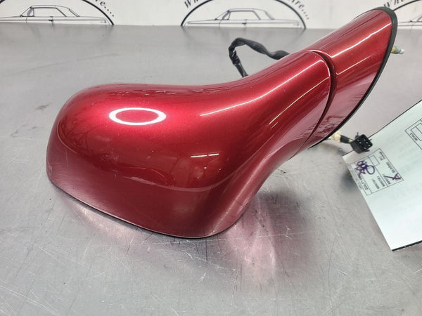 2005-09 C6 Corvette Left Drivers Side View Mirror, Magnetic Red - OEM6