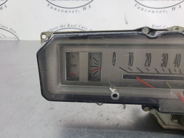 1968 Buick Skylark GS 350 400 Special Speed Alert Cluster Speedometer Fuel Gauge2