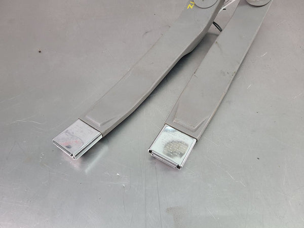 1994-96 Impala SS Front Passenger, Driver Gray Seat Belt Buckle Pair, Left Right8