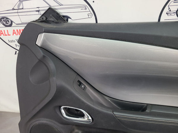 2010-15 Camaro SS Silver Door Trim Panel Pair w/ Ambient Lighting - OEM6