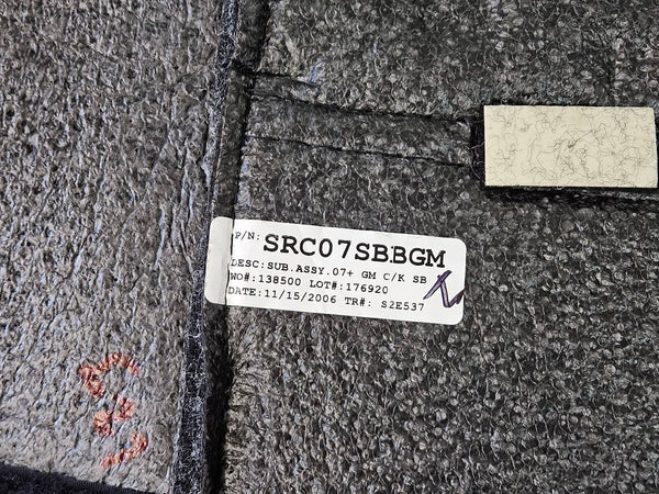 2007-19 Chevrolet Silverado Carpeted Bed Liner - 6.6' Standard, NIB, BRC07SBK2