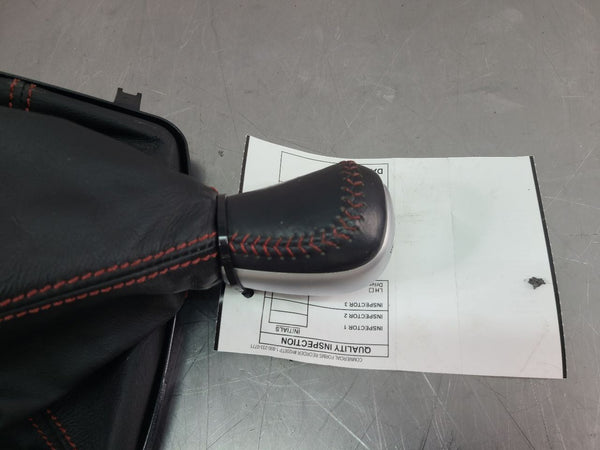 2004-06 GTO 6 Speed Manual Transmission Shifter Knob w/ Boot, Red Stitching4