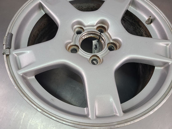 1997-04 C5 Corvette Aluminum 5 Spoke Wheel, Silver QF3, Front 17x8.5, OEM 7