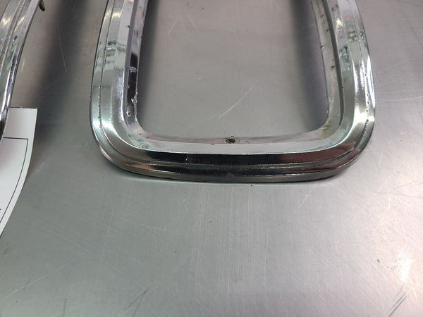 1971-77 Dodge Van Rear Taillight Tail Lamp Bezel Trim Pair, LH / RH - OEM12