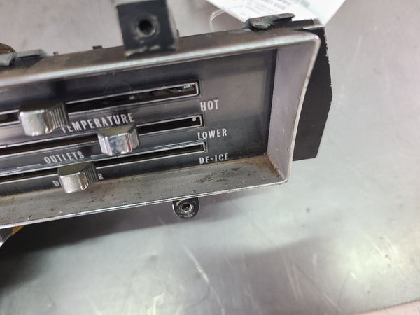 1967 Chevrolet Impala Dash Temperature Heater Control w/ Fan Control - OEM10