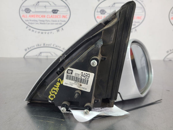 2004-06 GTO Right Passengers Side View Mirror Assembly, RH, Quicksilver - OEM14