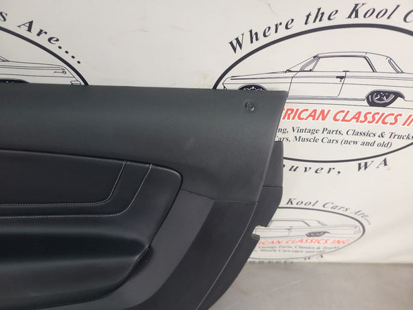 2018 Mustang Right Passenger Side Door Trim Panel, Premium Package, Black, RH3