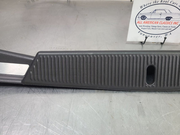 2004-09 Cadillac XLR Rear Trunk Lower Sill Panel Trim, Black - OEM3