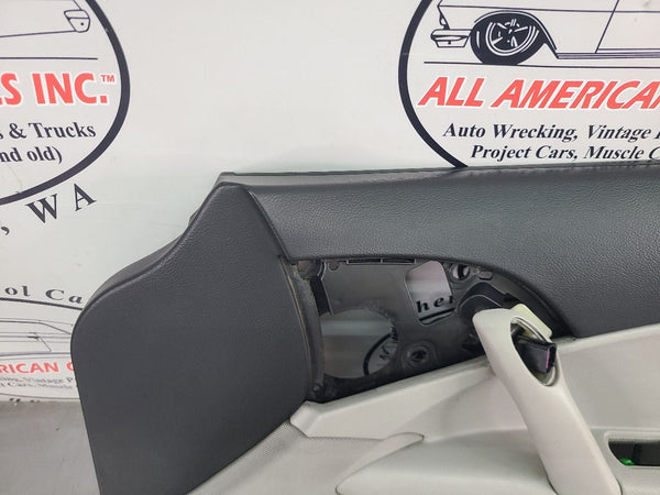 2005-13 C6 Corvette Front Door Panel Pair, Bose Premium, RH/LH, Black/Gray - OEM3