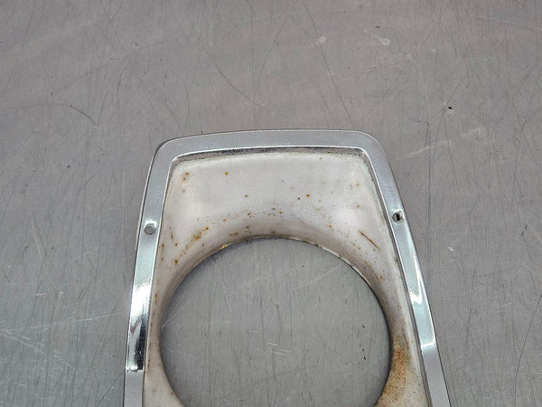 1965 Ford Galaxie Headlight Lamp Surround Bezel Trim, Chrome, Left Driver Side1