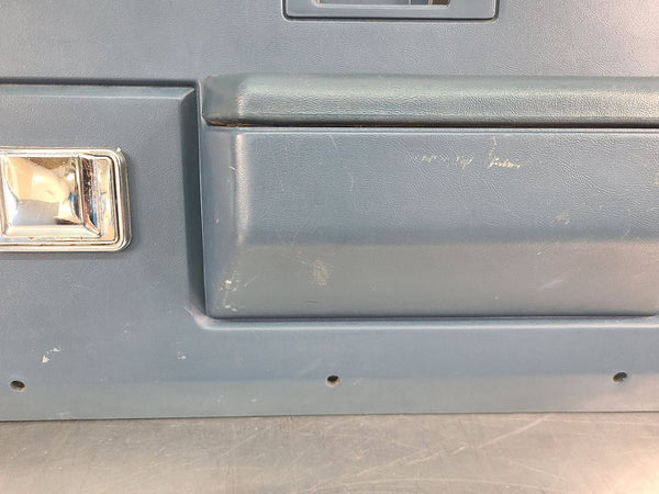 1981-91 Chevy Suburban, Crew Cab Truck, Door Trim Panel, Right Side Rear, Blue8
