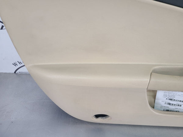2007-11 C6 Corvette Left Driver Side Tan / Black Door Trim Panel, LH - OEM11